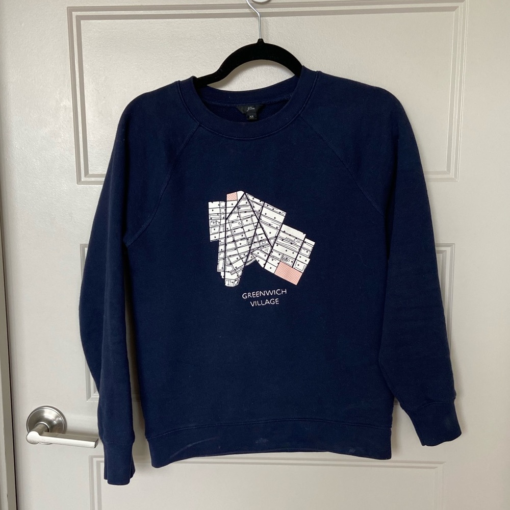 J.Crew sweatshirt size XS Navy